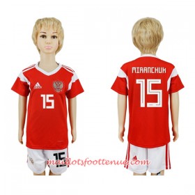 Maillot/Tenue Russie Miranchuk 15 Enfant Domicile Coupe du monde 2018